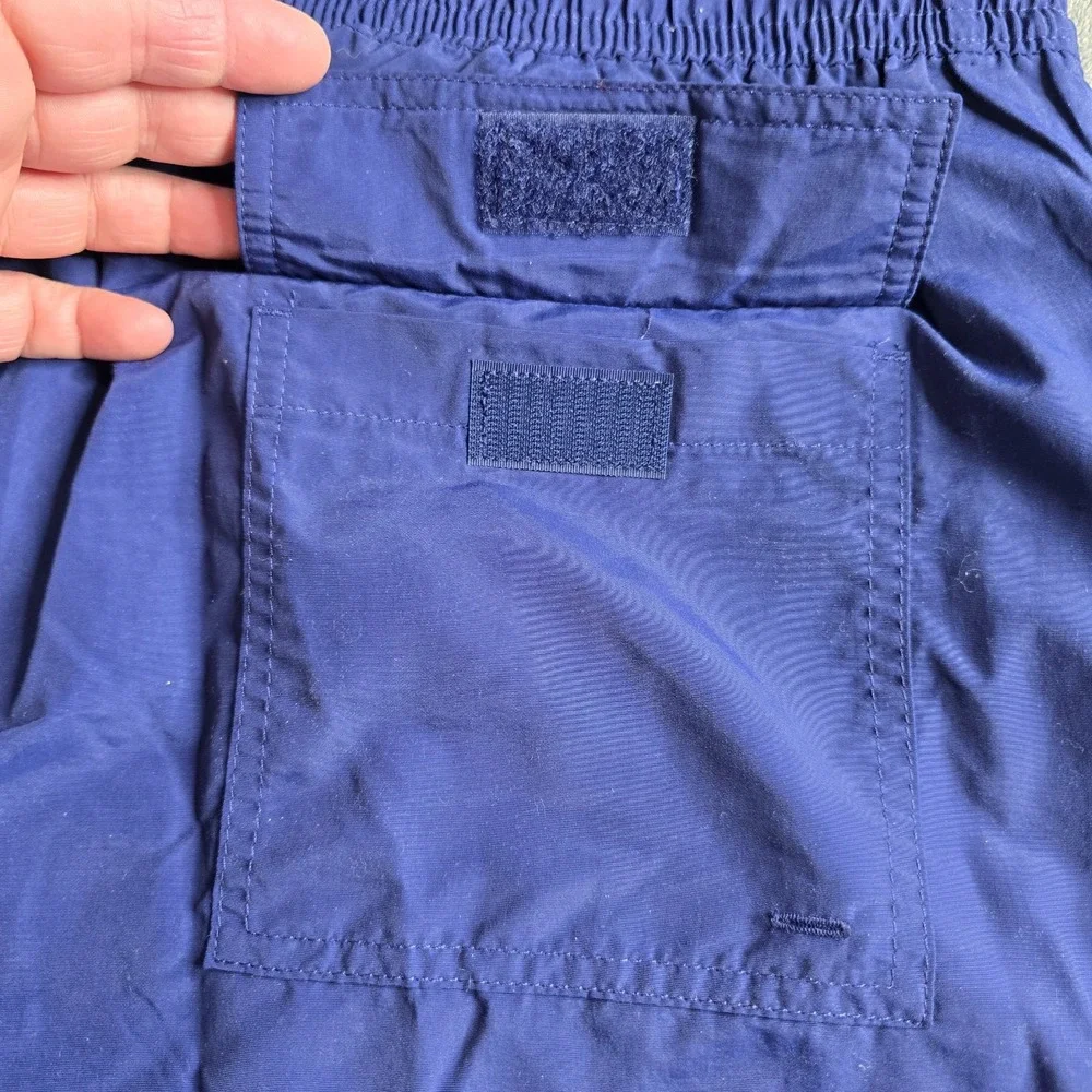 Polo Ralph Lauren Swim Trunks Mens 3XLT Navy Blue Green Pony Lined 6.5